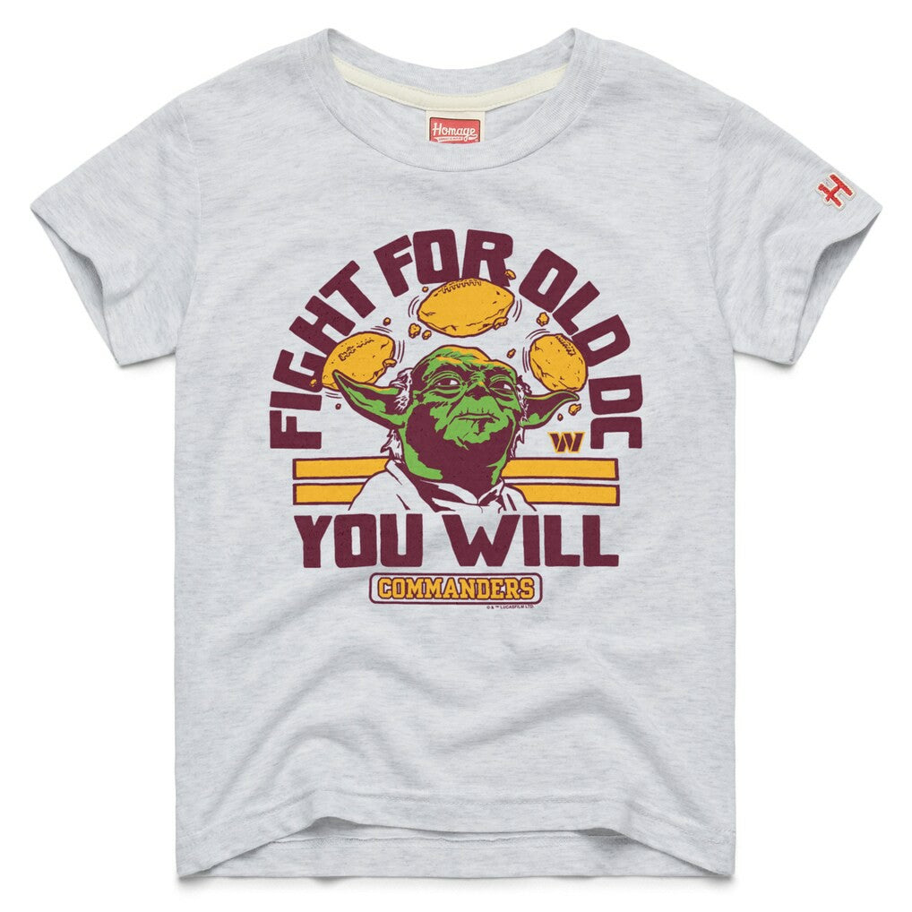 Washington Commanders Homage Youth Star Wars x NFL Tri-Blend T-Shirt White