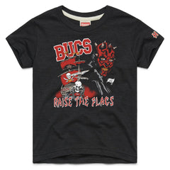 Tampa Bay Buccaneers Homage Youth Star Wars x NFL Tri-Blend T-Shirt Black