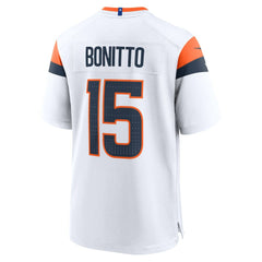 Nike Nik Bonitto Denver Broncos Game Jersey White