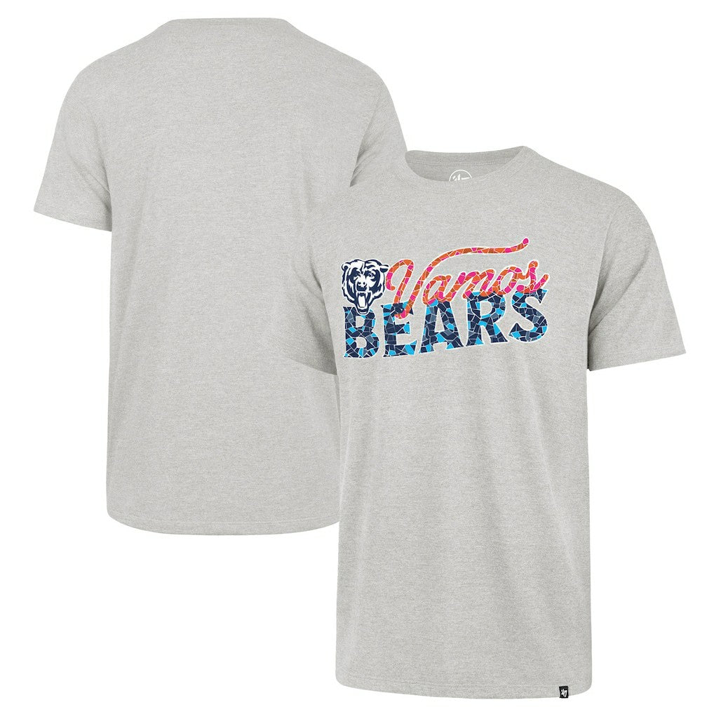 47 brand Chicago Bears '47 Latino Heritage Franklin T-Shirt Gray