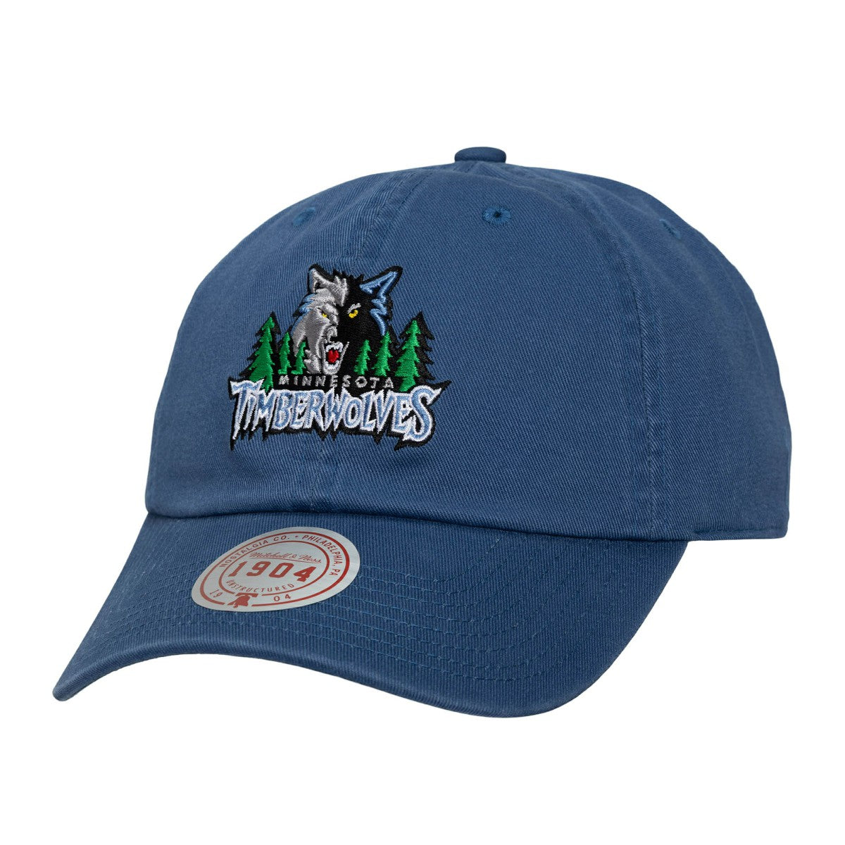 Minnesota Timberwolves Hardwood Classics 1904 Adjustable Hat Blue | Mitchell & Ness online