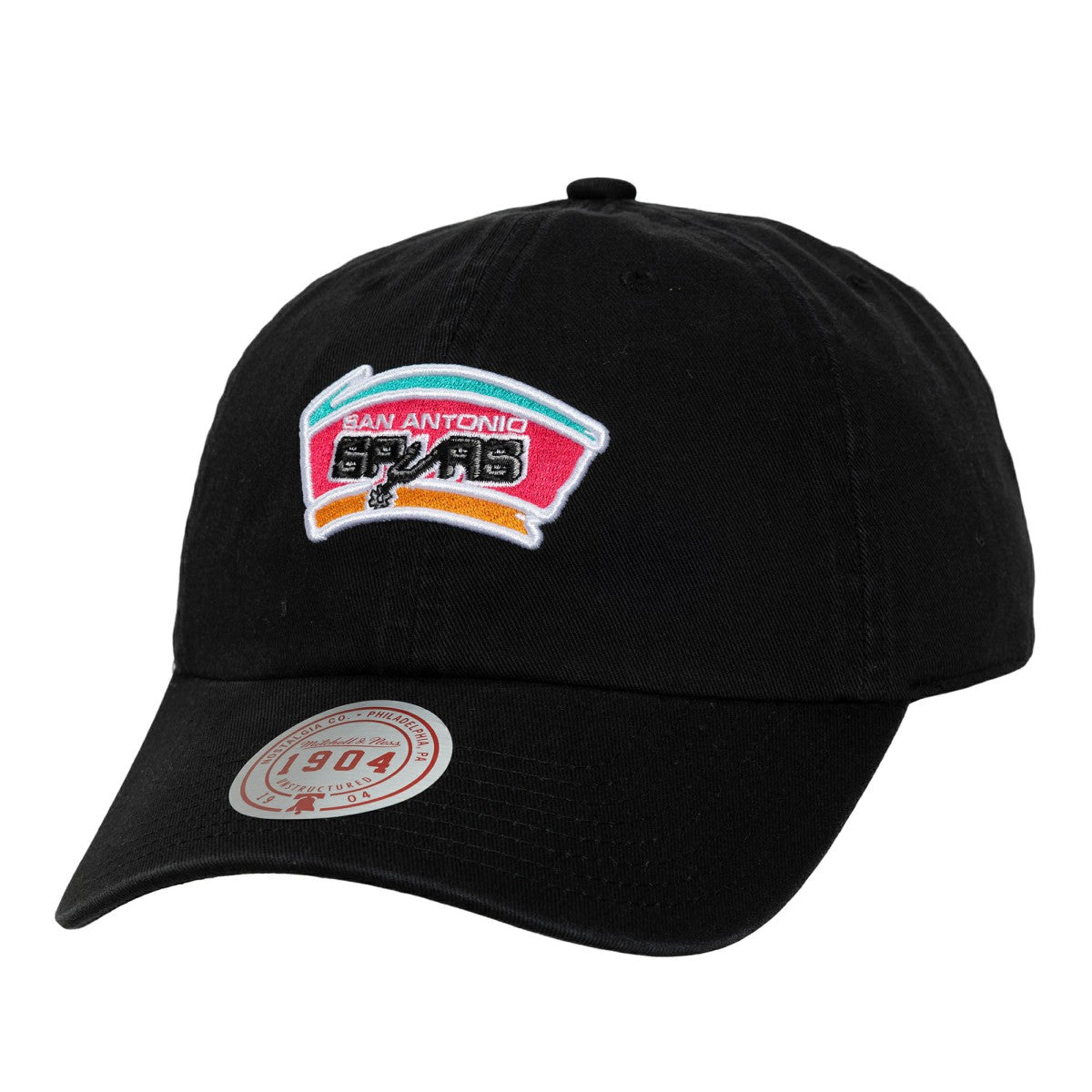 San Antonio Spurs Hardwood Classics 1904 Adjustable Hat Black | Mitchell & Ness Lifestyle