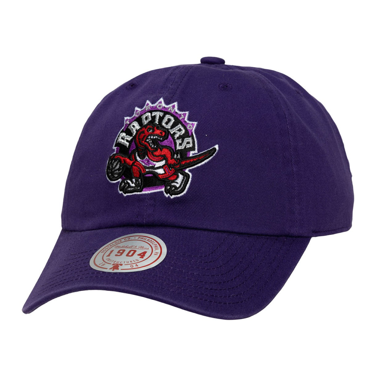 Toronto Raptors Hardwood Classics 1904 Adjustable Hat Purple | Mitchell & Ness US
