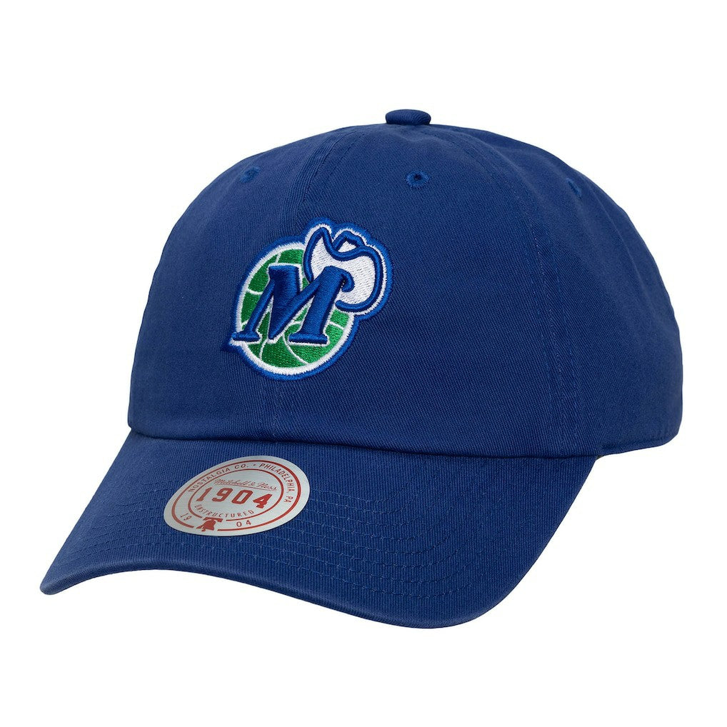 Dallas Mavericks Hardwood Classics 1904 Adjustable Hat for sale Navy | Mitchell & Ness online