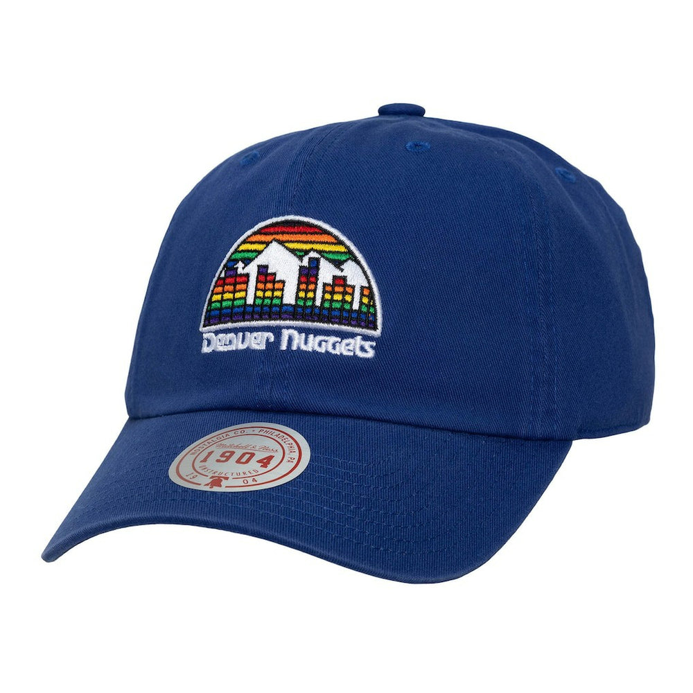 Denver Nuggets Hardwood Classics 1904 Adjustable Hat for sale Navy | Mitchell & Ness US