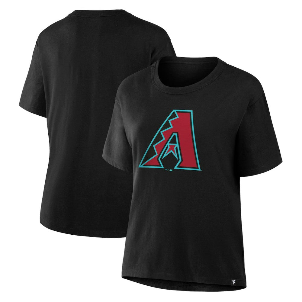 Arizona Diamondbacks Women's Scoop Neck T-Shirt - Black - MLB Sale