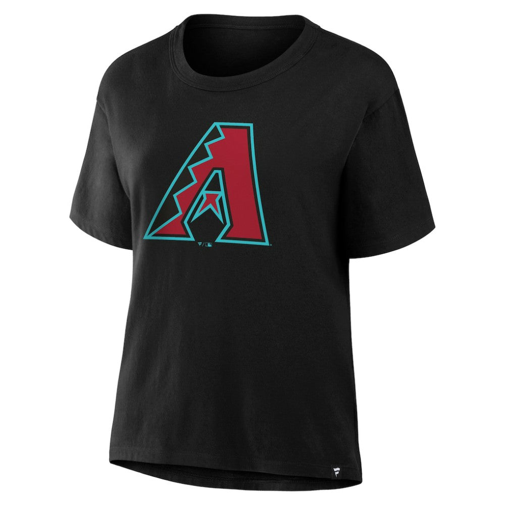 Arizona Diamondbacks Women's Scoop Neck T-Shirt - Black - MLB Sale