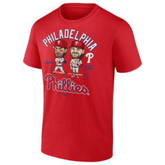 Bryce Harper & Kyle Schwarber Philadelphia Phillies Player Duo T-Shirt - Red - MLB Online