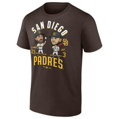 Fernando Tatis Jr. & Jackson Merrill San Diego Padres Player Duo T-Shirt - Brown - MLB Online