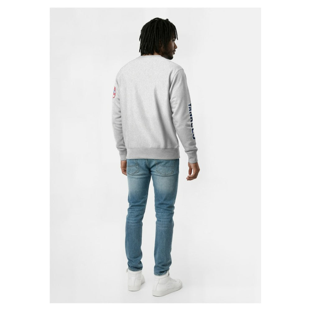 New York Yankees Champion Reverse Weave Chenille Sweatshirt - Gray - MLB on Sale
