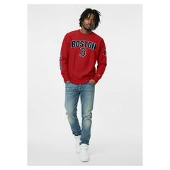 Boston Red Sox Champion Reverse Weave Chenille Sweatshirt - Red - MLB Lifestyle