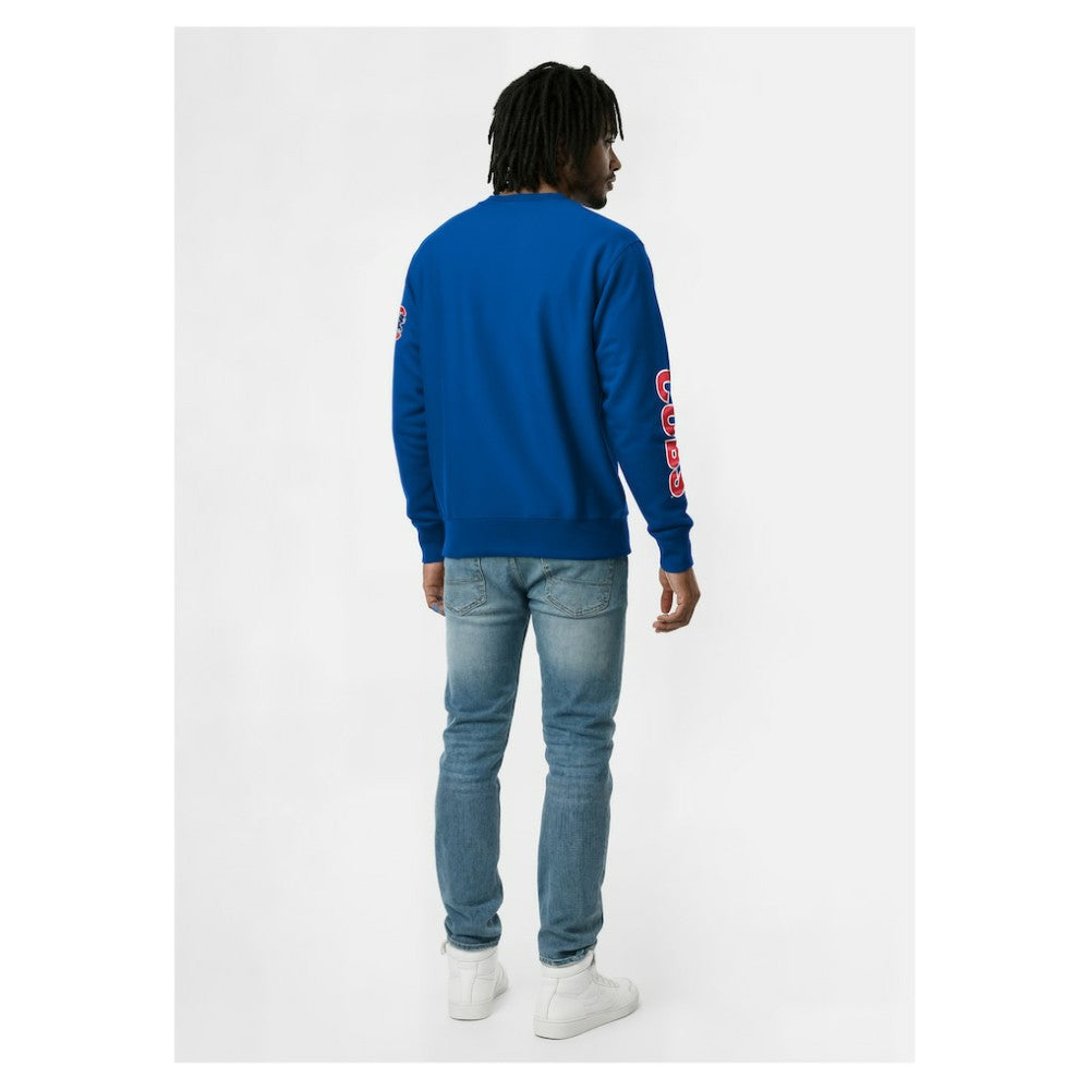 Chicago Cubs Champion Reverse Weave Chenille Sweatshirt - Royal - MLB on Sale