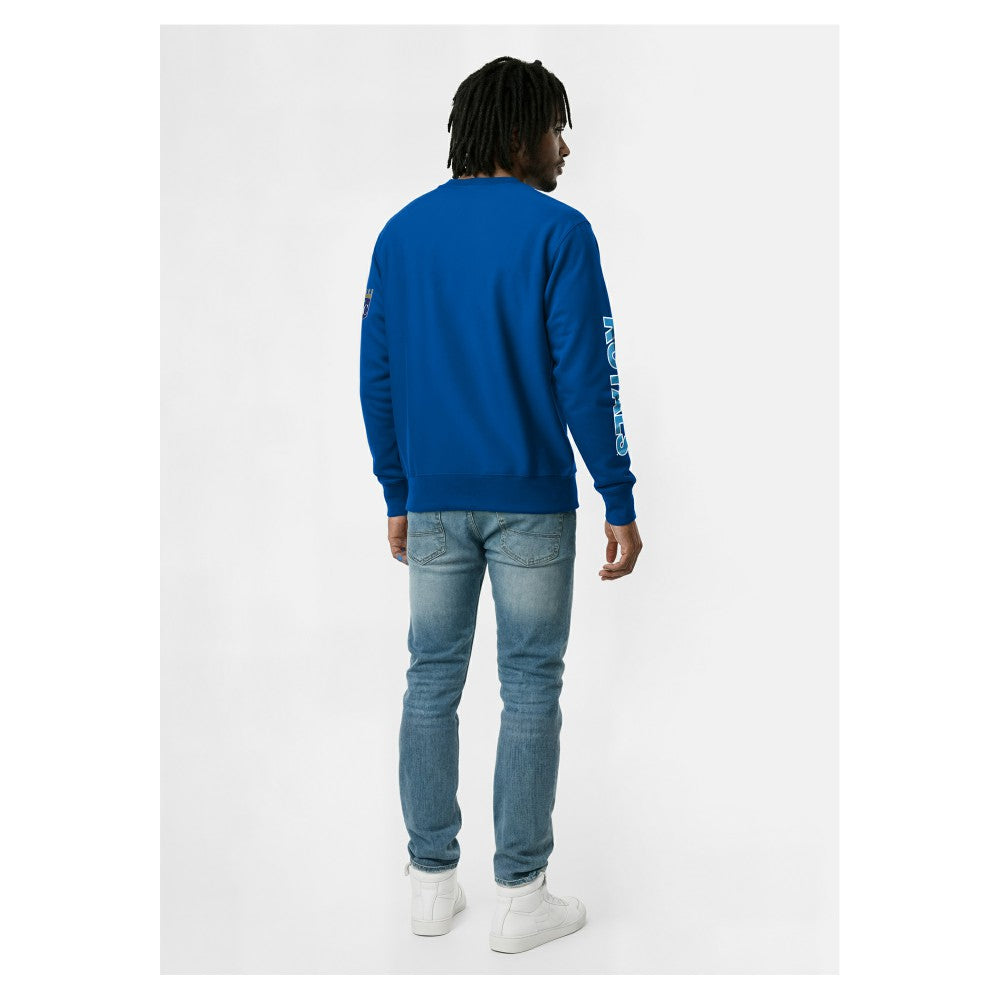 Kansas City Royals Champion Reverse Weave Chenille Sweatshirt - Royal - MLB Discount