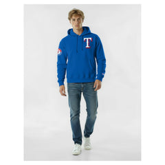 Texas Rangers Champion Reverse Weave Chenille Hoodie - Royal - MLB Online