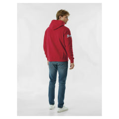 Atlanta Braves Champion Reverse Weave Chenille Hoodie - Red - MLB Lifestyle