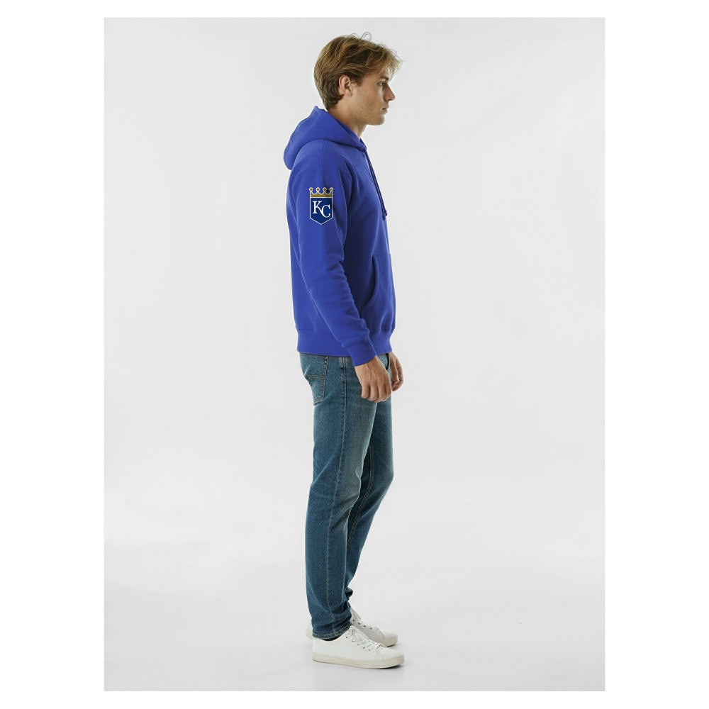 Kansas City Royals Champion Reverse Weave Chenille Hoodie - Royal - MLB on Sale
