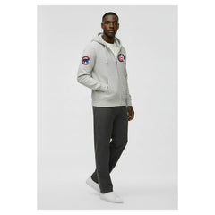 Chicago Cubs Champion Reverse Weave Chenille Full-Zip Hoodie - Gray - MLB Lifestyle