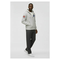 Detroit Tigers Champion Reverse Weave Chenille Full-Zip Hoodie - Gray - MLB Discount