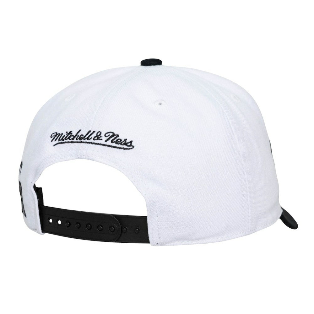 Colorado Rockies Mitchell & Ness Unisex XL Script Pro Crown Snapback Hat - White/Black - Mitchell & Ness Sale