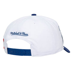 Chicago Cubs Mitchell & Ness Unisex XL Script Pro Crown Snapback Hat - White/Royal - Mitchell & Ness Sale