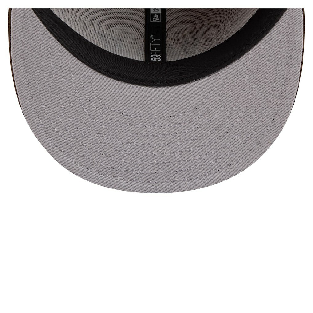 Washington Commanders New Era Two-Tone Walnut 59FIFTY Fitted Hat Light Brown/Dark Brown
