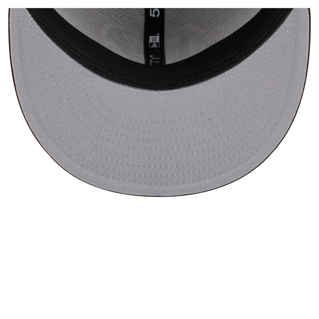 Cincinnati Bengals New Era Two-Tone Walnut 59FIFTY Fitted Hat Light Brown/Dark Brown