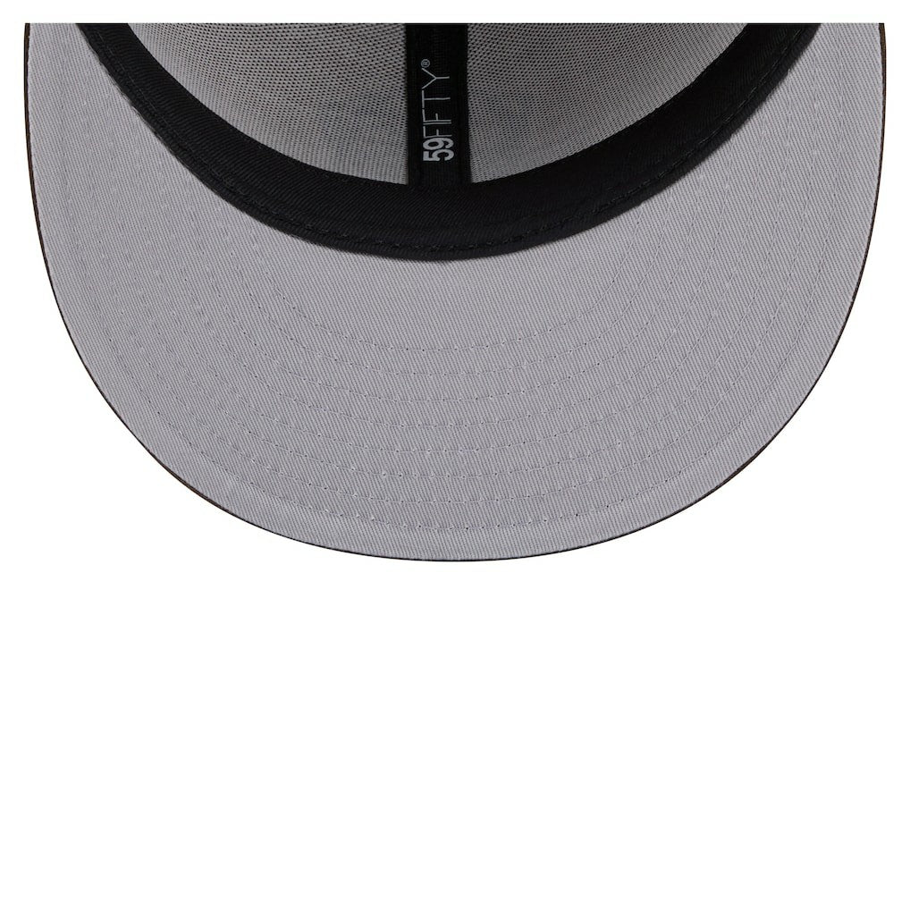 Cleveland Browns New Era Two-Tone Walnut 59FIFTY Fitted Hat Light Brown/Dark Brown