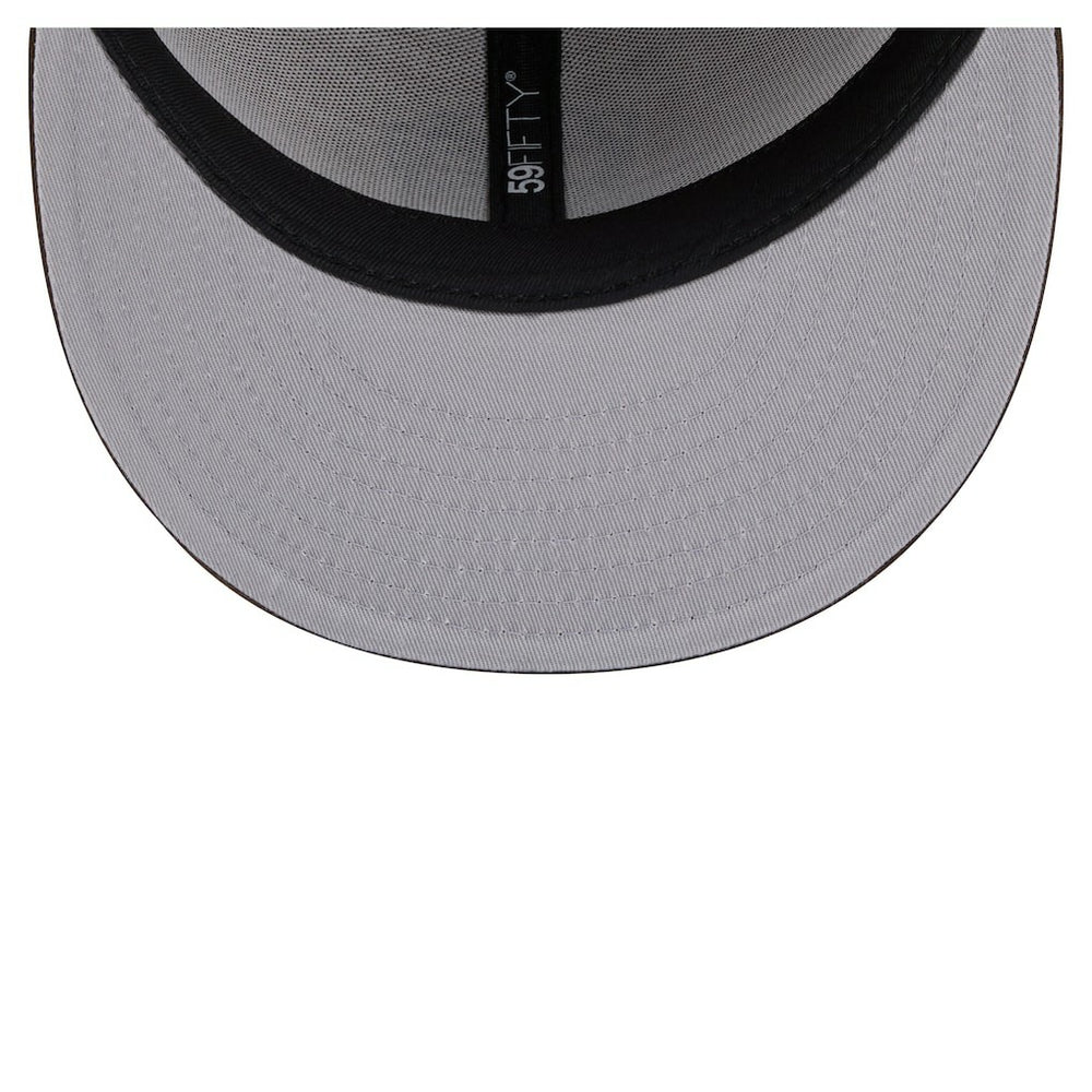 Cleveland Browns New Era Two-Tone Walnut 59FIFTY Fitted Hat Light Brown/Dark Brown