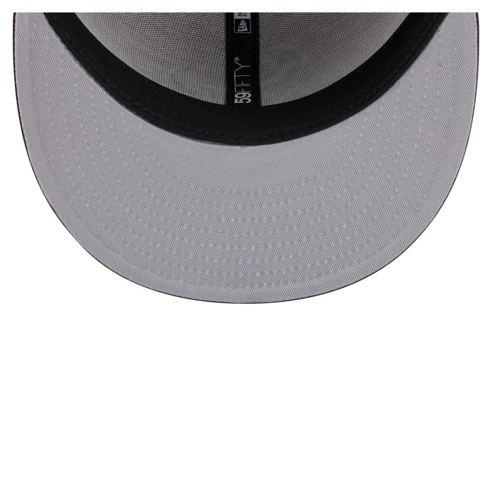 Houston Texans New Era Two-Tone Walnut 59FIFTY Fitted Hat Light Brown/Dark Brown