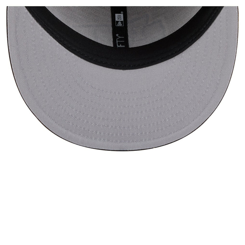Kansas City Chiefs New Era Two-Tone Walnut 59FIFTY Fitted Hat Light Brown/Dark Brown