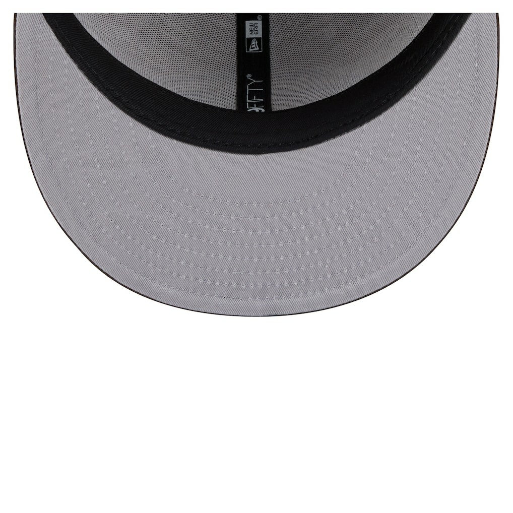 Los Angeles Chargers New Era Two-Tone Walnut 59FIFTY Fitted Hat Light Brown/Dark Brown