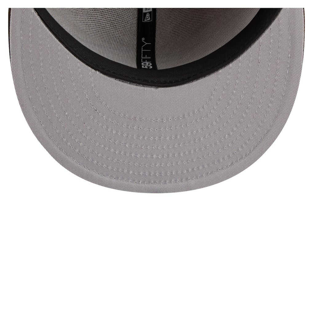 New England Patriots New Era Two-Tone Walnut 59FIFTY Fitted Hat Light Brown/Dark Brown
