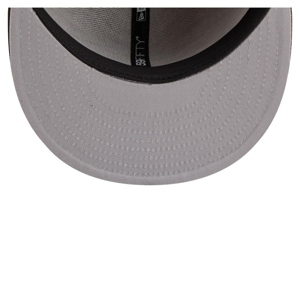 New England Patriots New Era Two-Tone Walnut 59FIFTY Fitted Hat Light Brown/Dark Brown
