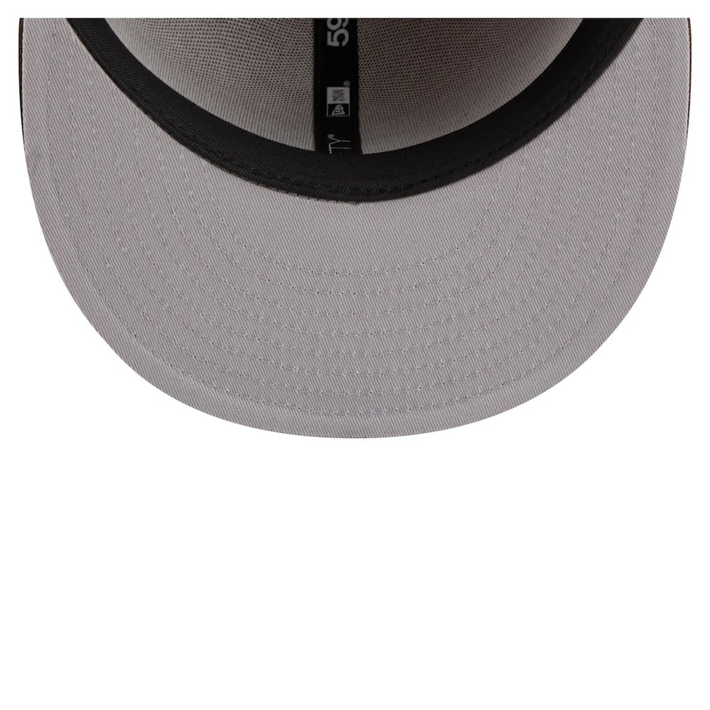 New Orleans Saints New Era Two-Tone Walnut 59FIFTY Fitted Hat Light Brown/Dark Brown