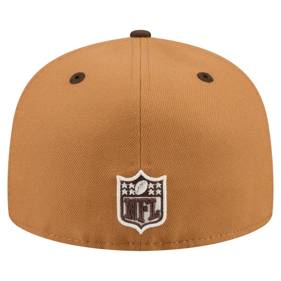 New York Jets New Era Two-Tone Walnut 59FIFTY Fitted Hat Light Brown/Dark Brown