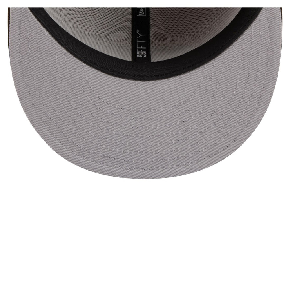 New York Jets New Era Two-Tone Walnut 59FIFTY Fitted Hat Light Brown/Dark Brown