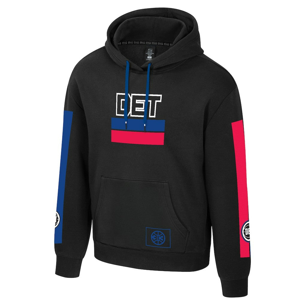 Detroit Pistons Stadium Essentials Unisex NBA Legends City Star Fleece Hoodie Black