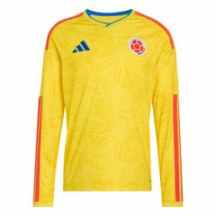 Colombia National Team FIFA x World Cup 2026 Home Replica Long Sleeve Jersey Yellow - Adidas