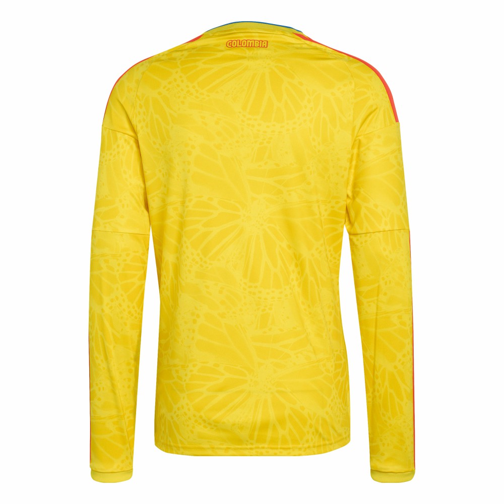 Colombia National Team FIFA x World Cup 2026 Home Replica Long Sleeve Jersey Yellow - Adidas