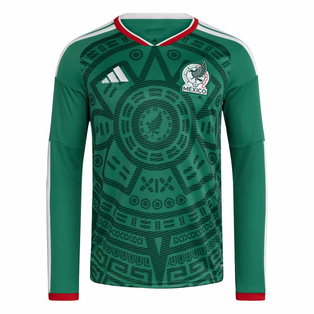 Mexico National Team FIFA x World Cup 2026 Home Replica Long Sleeve Jersey Green - Adidas outlet