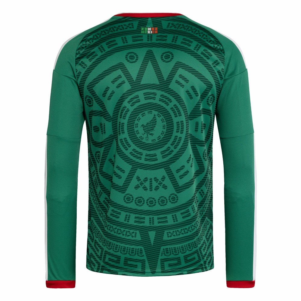 Mexico National Team FIFA x World Cup 2026 Home Replica Long Sleeve Jersey Green - Adidas outlet
