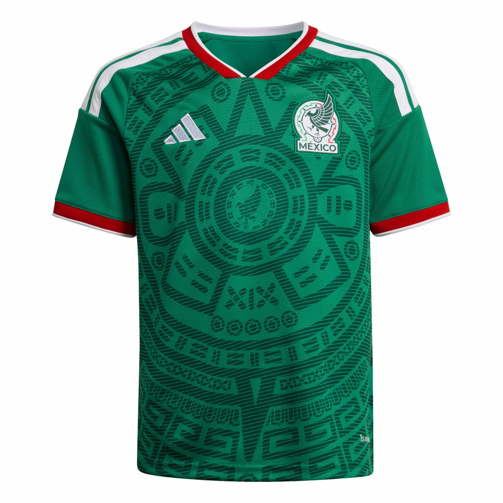 Mexico National Team Youth FIFA x World Cup 2026 Home Replica Jersey Green - Adidas