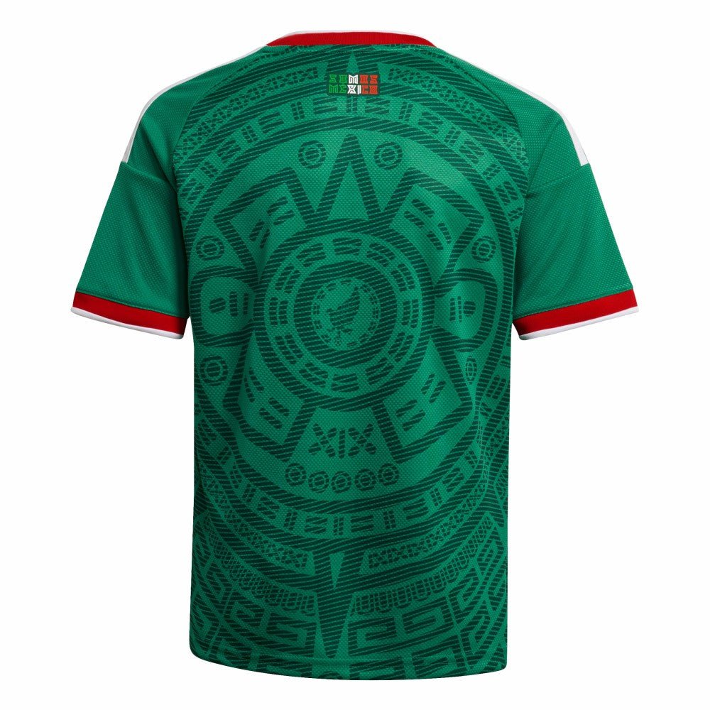 Mexico National Team Youth FIFA x World Cup 2026 Home Replica Jersey Green - Adidas