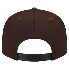 Chicago Bears Adult Burnt Wood Camo 9FIFTY Snapback Hat Dark Brown
