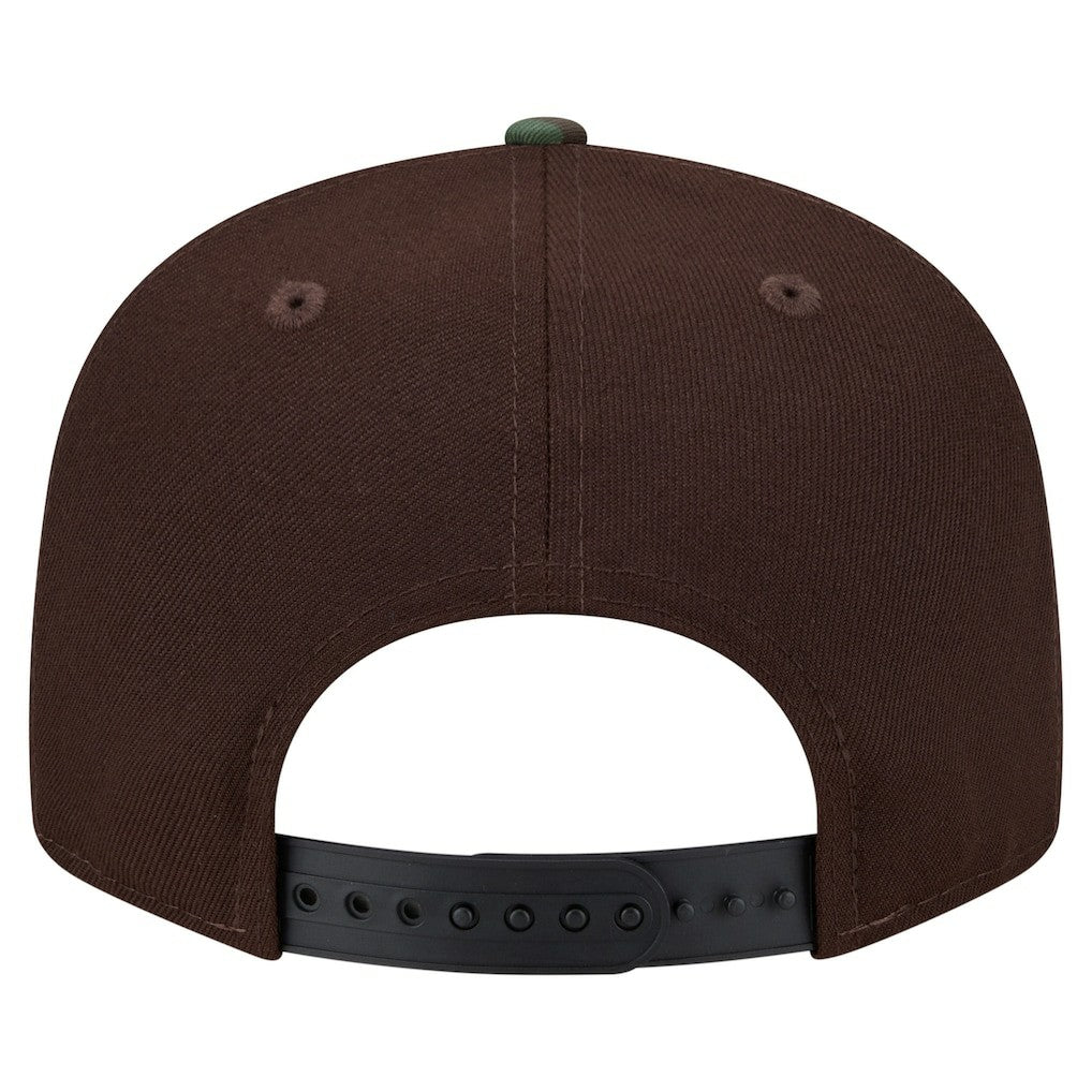 Philadelphia Eagles Adult Burnt Wood Camo 9FIFTY Snapback Hat Dark Brown