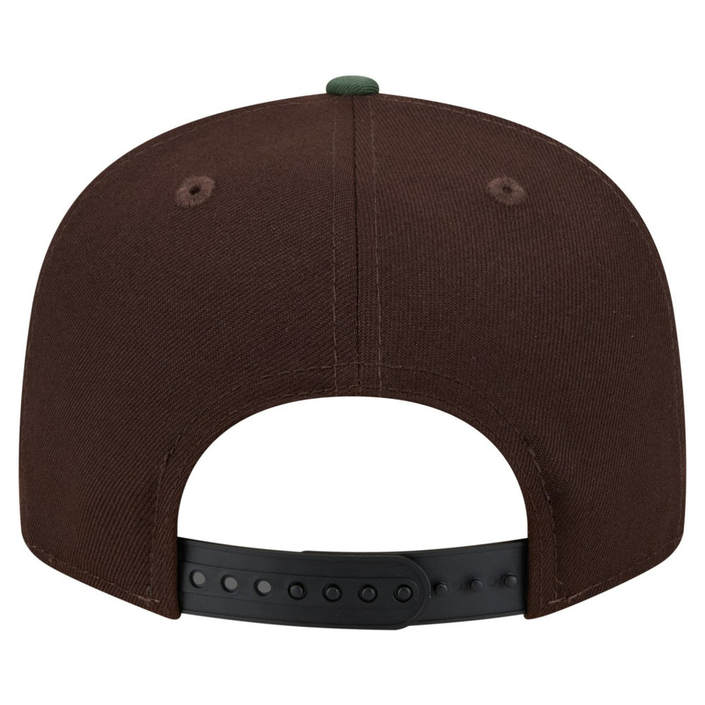 Denver Broncos Adult Burnt Wood Camo 9FIFTY Snapback Hat Dark Brown