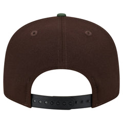Denver Broncos Adult Burnt Wood Camo 9FIFTY Snapback Hat Dark Brown