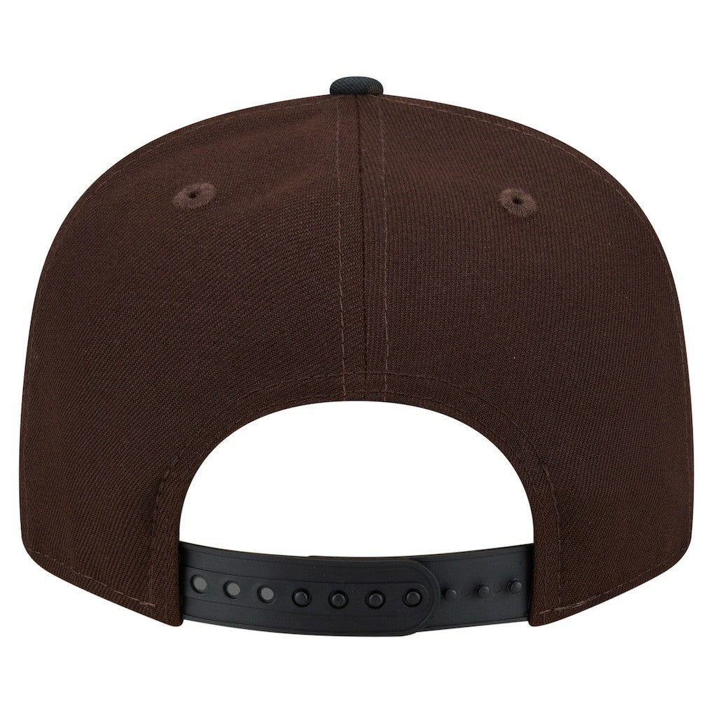 Detroit Lions Adult Burnt Wood Camo 9FIFTY Snapback Hat Dark Brown