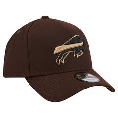 Buffalo Bills New Era Burnt Wood A-Frame 9FORTY Adjustable Hat Dark Brown