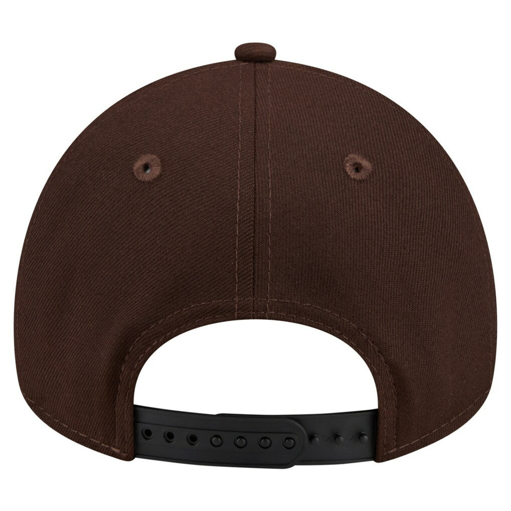 Buffalo Bills New Era Burnt Wood A-Frame 9FORTY Adjustable Hat Dark Brown